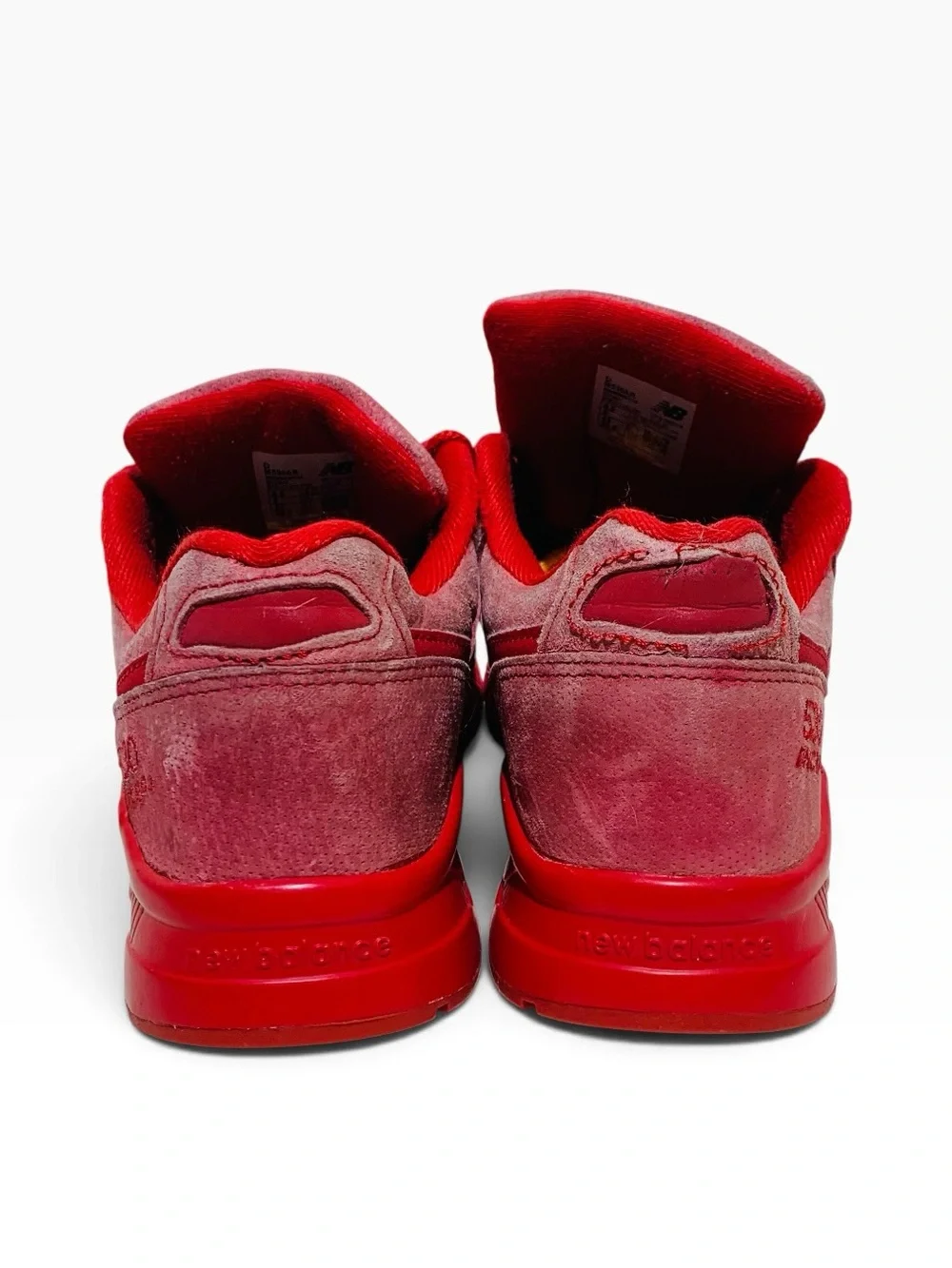 Men’s New Balance '530 #M530AR Triple Red Suede Sneakers Sz 8.5